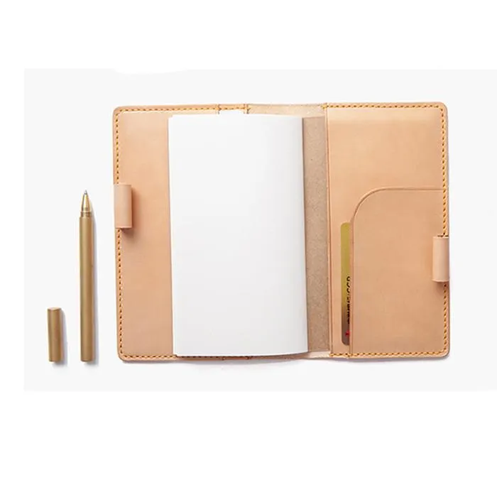 Handmade Vagegable Leather Custom Notebook
