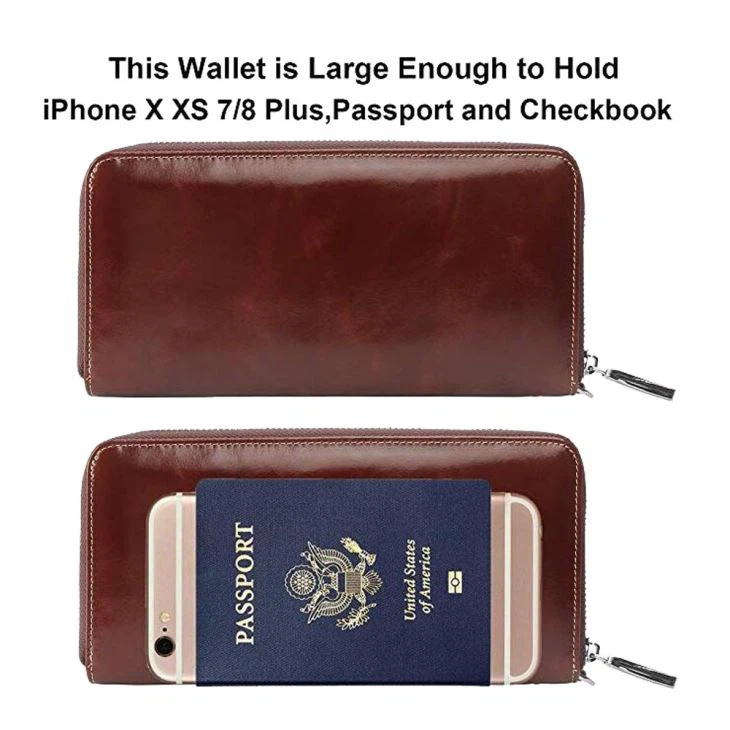 leather passport wallet