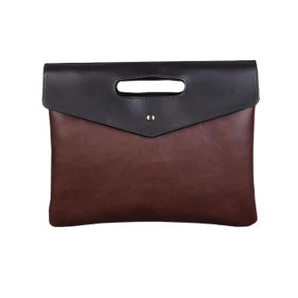 Txiv neej Tus Clutch Briefcase Portfolio